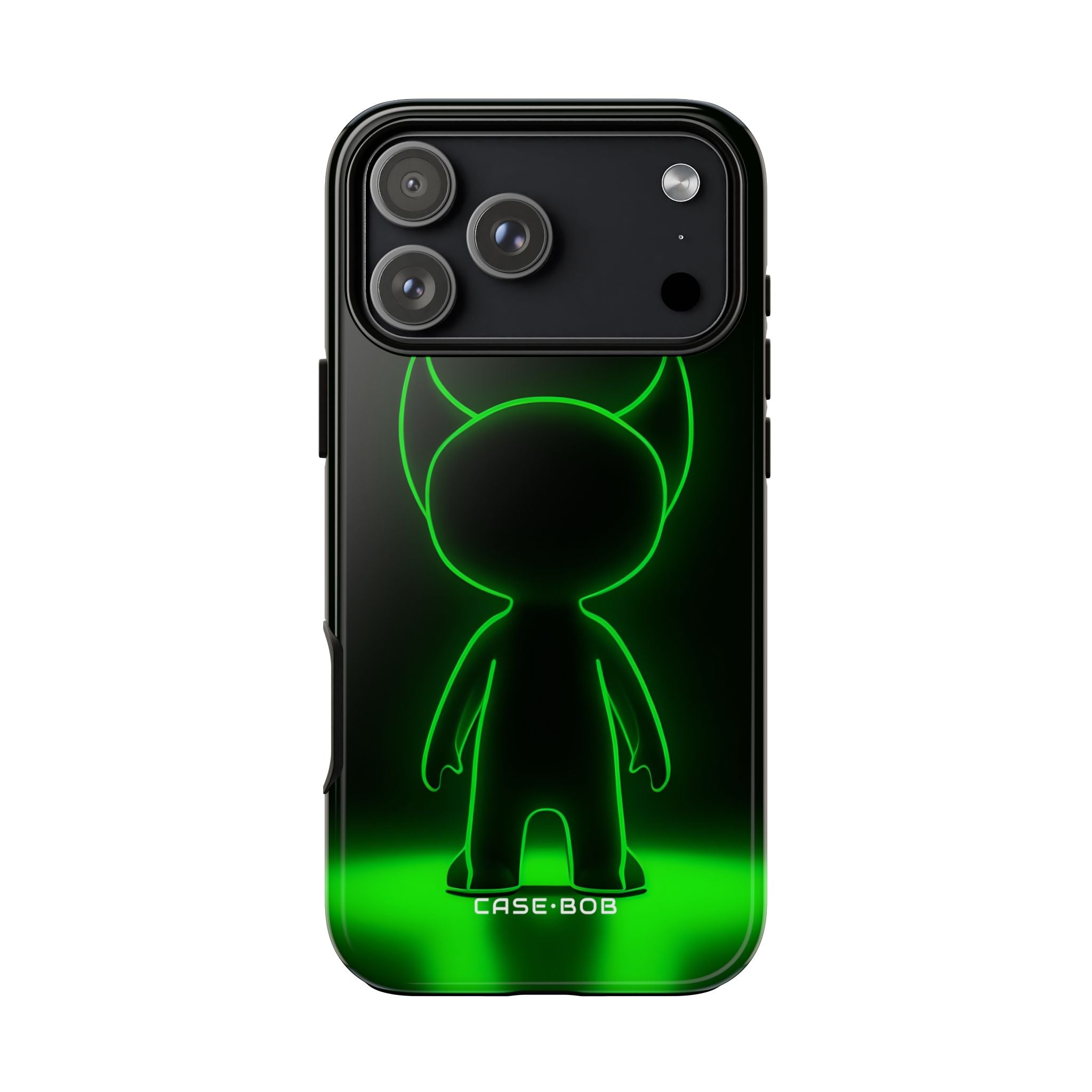 Neon Horned Glow iPhone 17 Pro Max Case - Tough