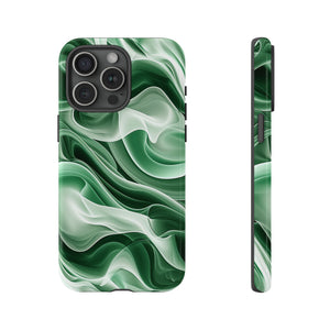 Verdant Wave Elegance - Schutzhülle fürs Telefon