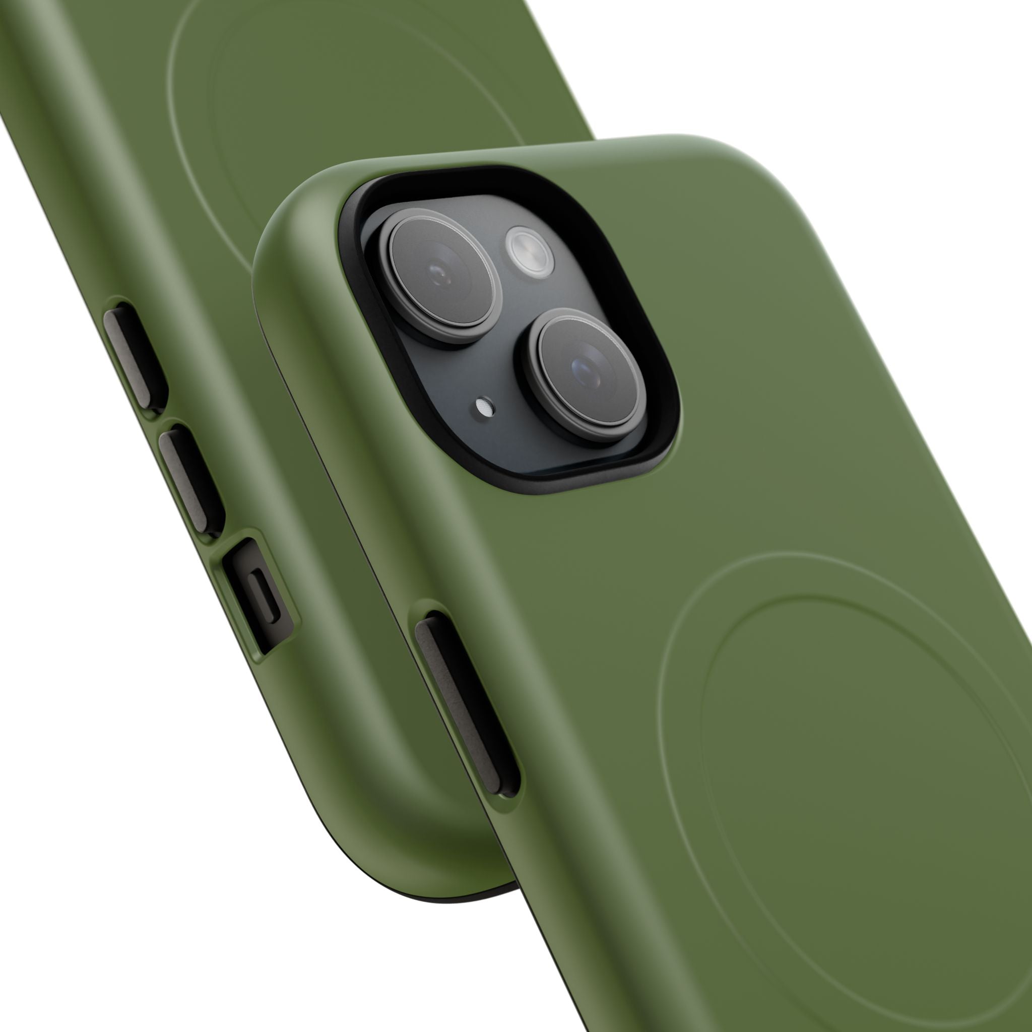 Dark Olive Green iPhone 15 | Tough+ Phone Case