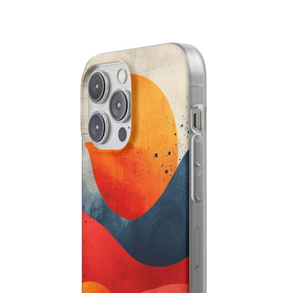 Sunburst Waves - Flexi iPhone 14 Phone Case