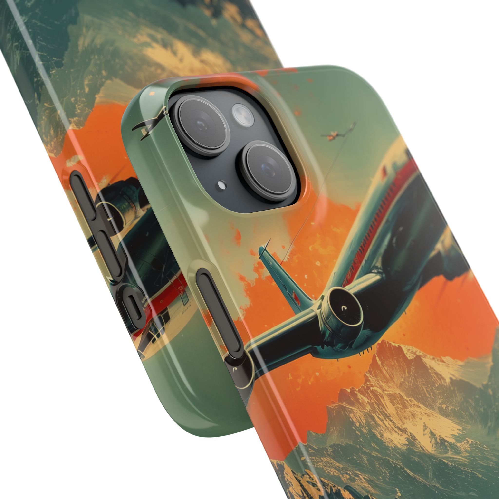 Vintage Skyward Adventure iPhone 15 - Slim Phone Case