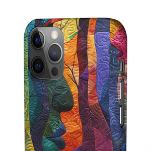 Interwoven Vibrance | Slim Phone Case for iPhone