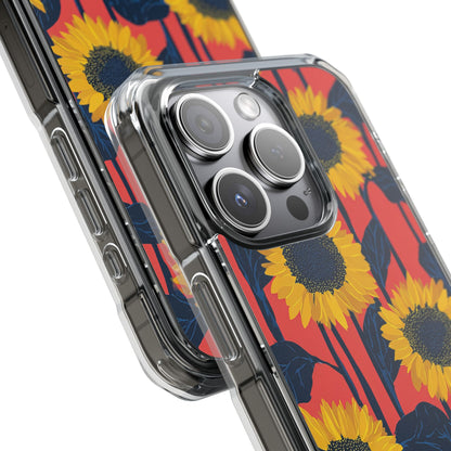 Vibrant Sunflower Rhythm iPhone Case - Impact