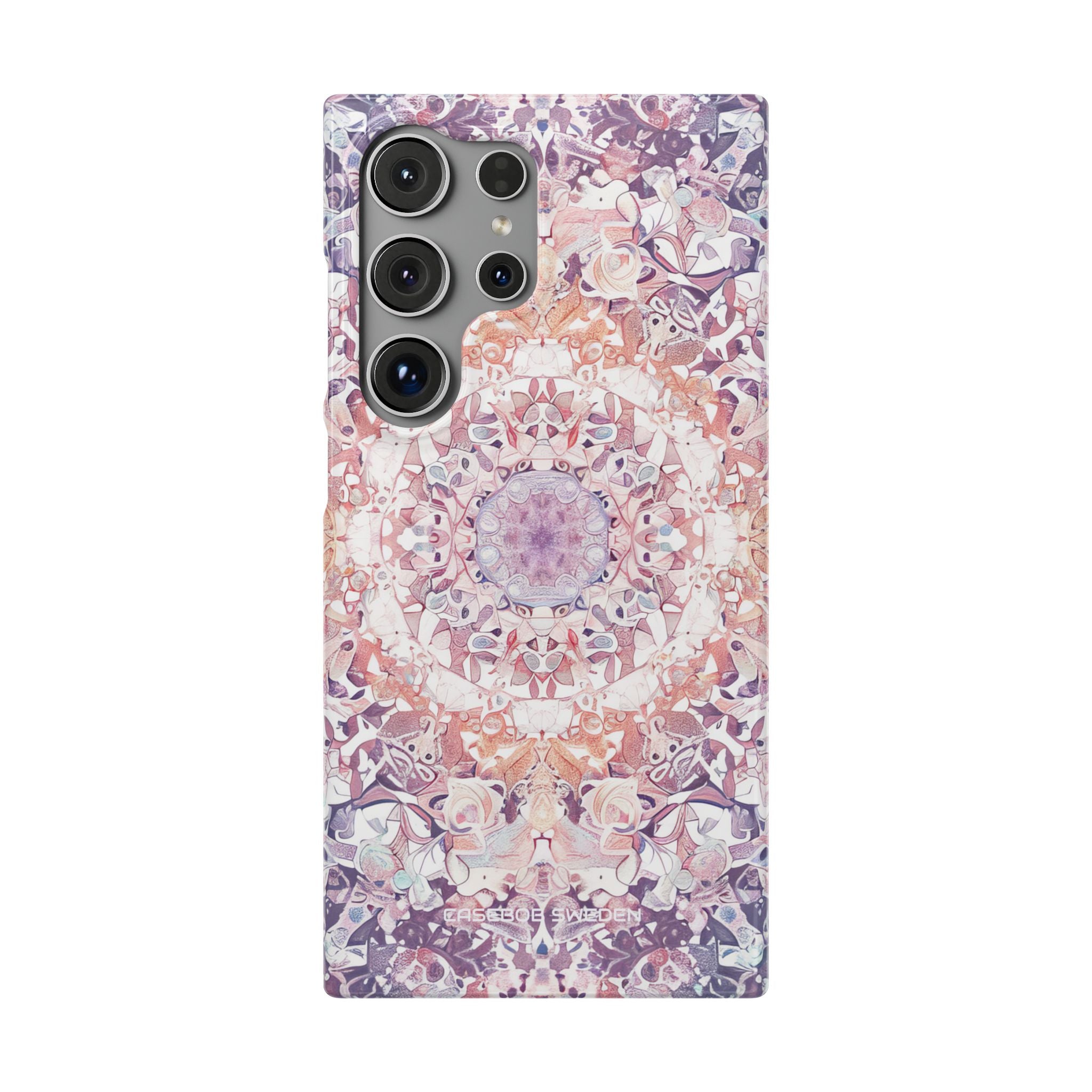 Purple Pink Mandala - Slim Samsung S24 Phone Case