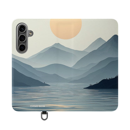Pale Sun Horizon - Samsung S24 Case - Wallet