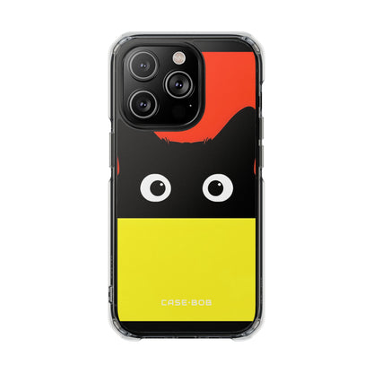 Peekaboo Cat Crimson iPhone 14 Pro Case - Impact