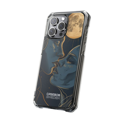 Moonlit Lovers Whisper iPhone 15 - Impact Clear+