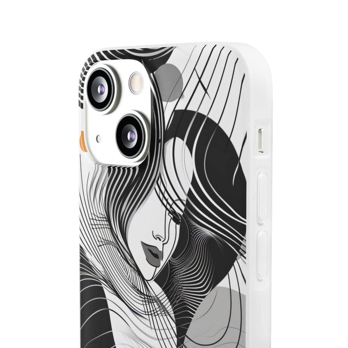 Fluid Noir Rhythm | Flexible Phone Case for iPhone