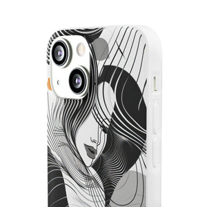 Fluid Noir Rhythm | Flexible Phone Case for iPhone