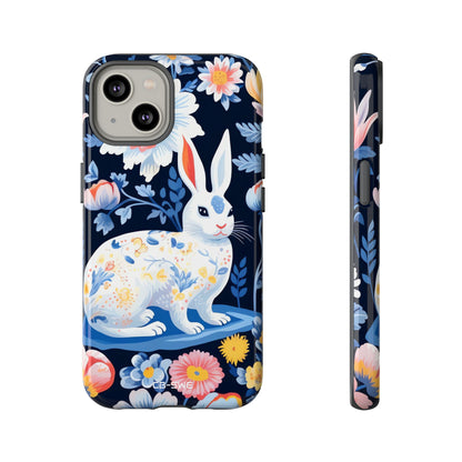 Floral Rabbit Dances - iPhone Case