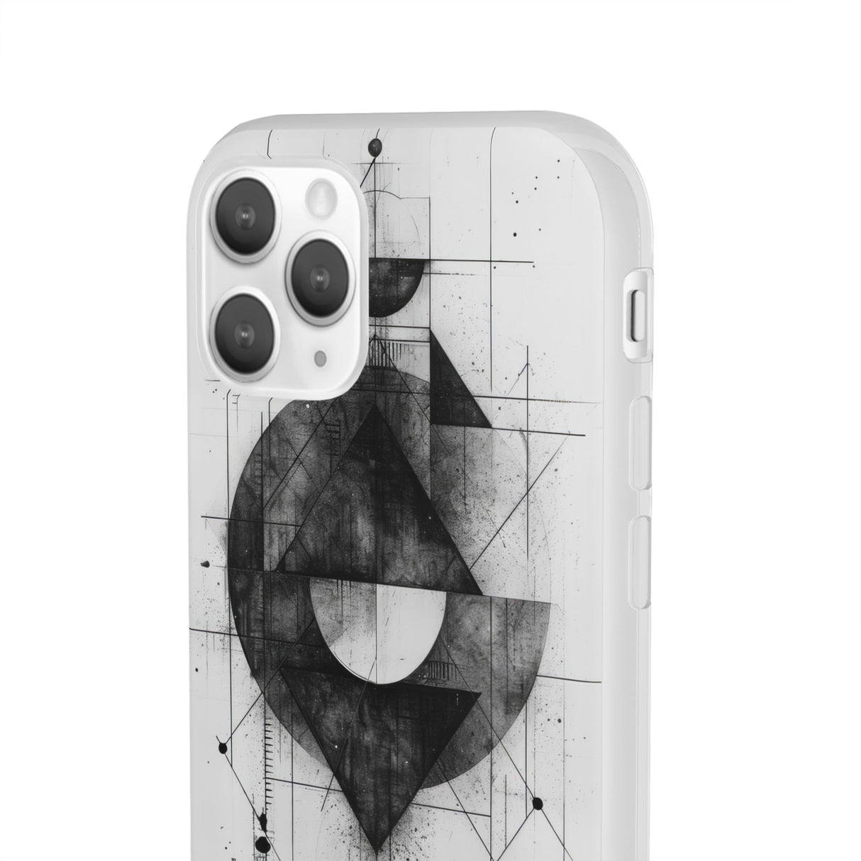 Monochrome Geometry | Flexible Phone Case for iPhone