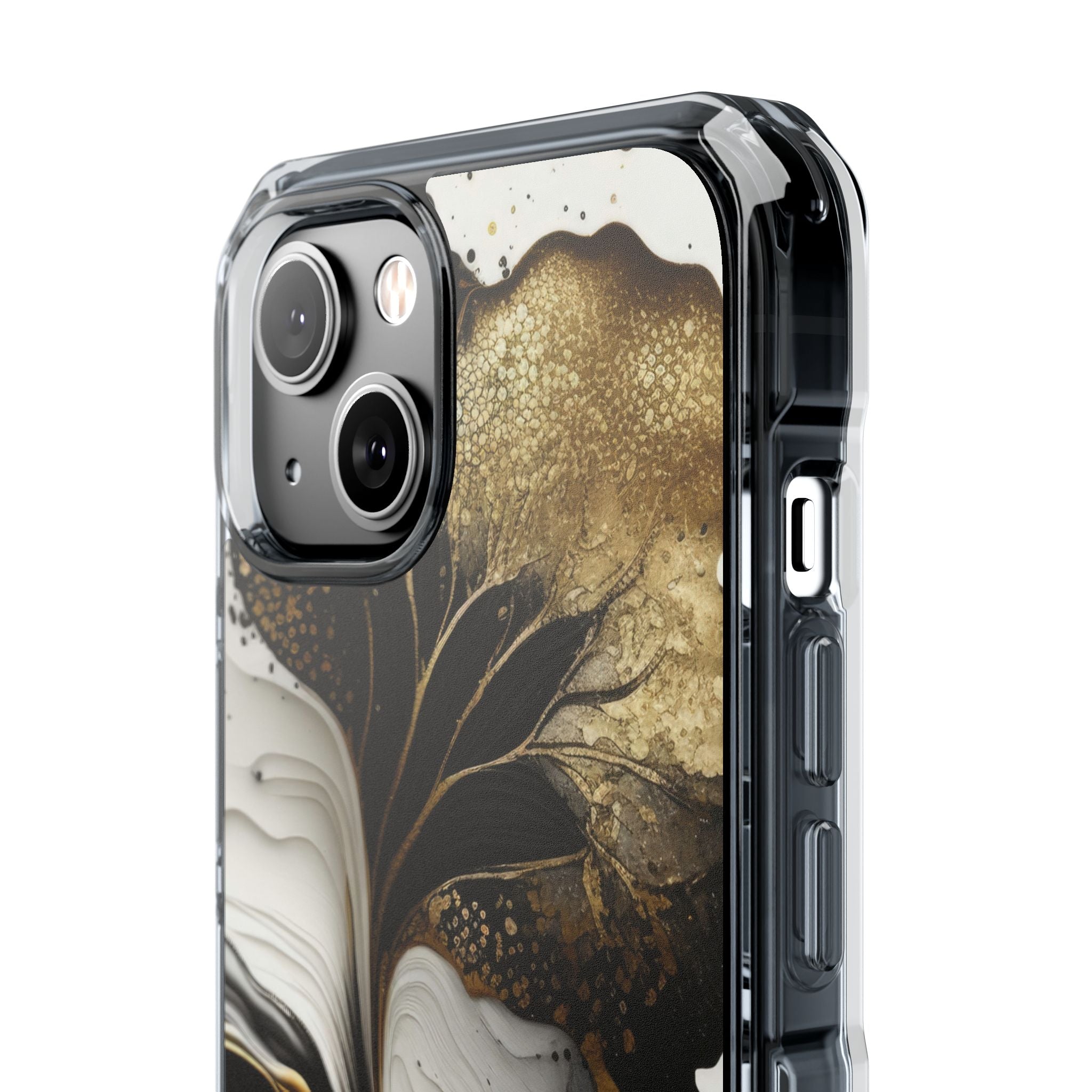 Gold Swirl Elegance iPhone Case - Impact