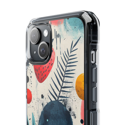 Vibrant Fruit Canvas - Clear Impact iPhone 15 Phone Case