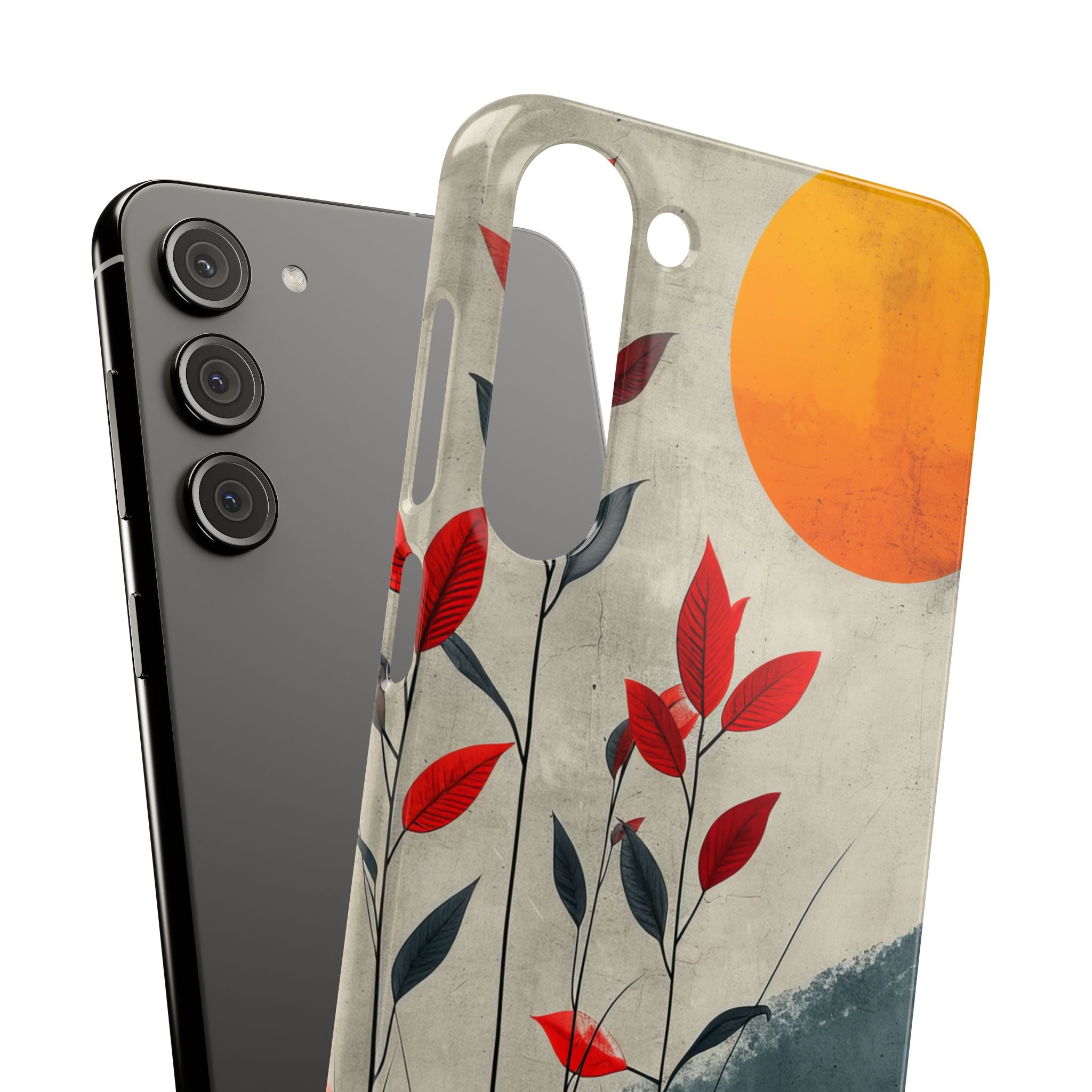 Gray Sunscape - Slim Samsung S23 Phone Case