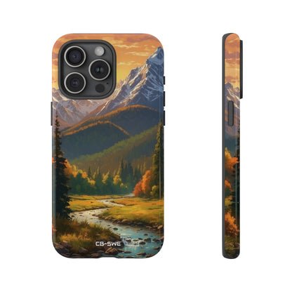 Mountain Reflections Glimmer - iPhone Case