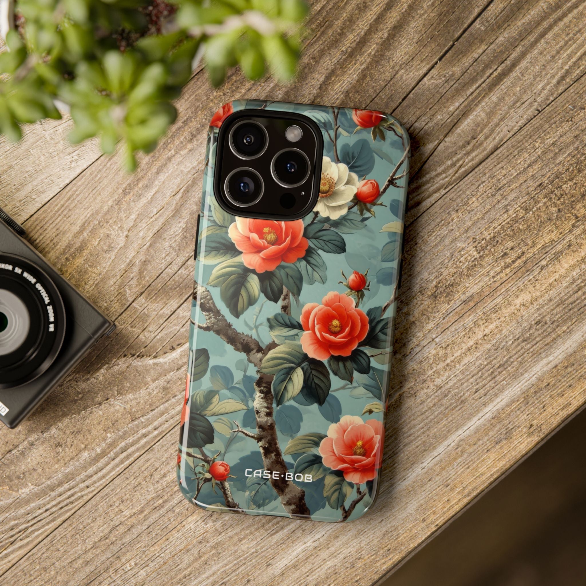 Coral Bloom iPhone 16 Pro Max Case - Tough
