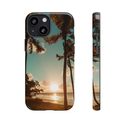 Sundown Palmtrees - Protective Phone Case