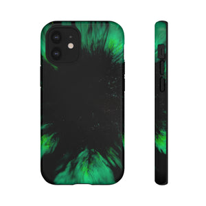 Northen Star Gaze Ink Art iPhone Case (Protective) iPhone 12 Mini Glossy Phone Case