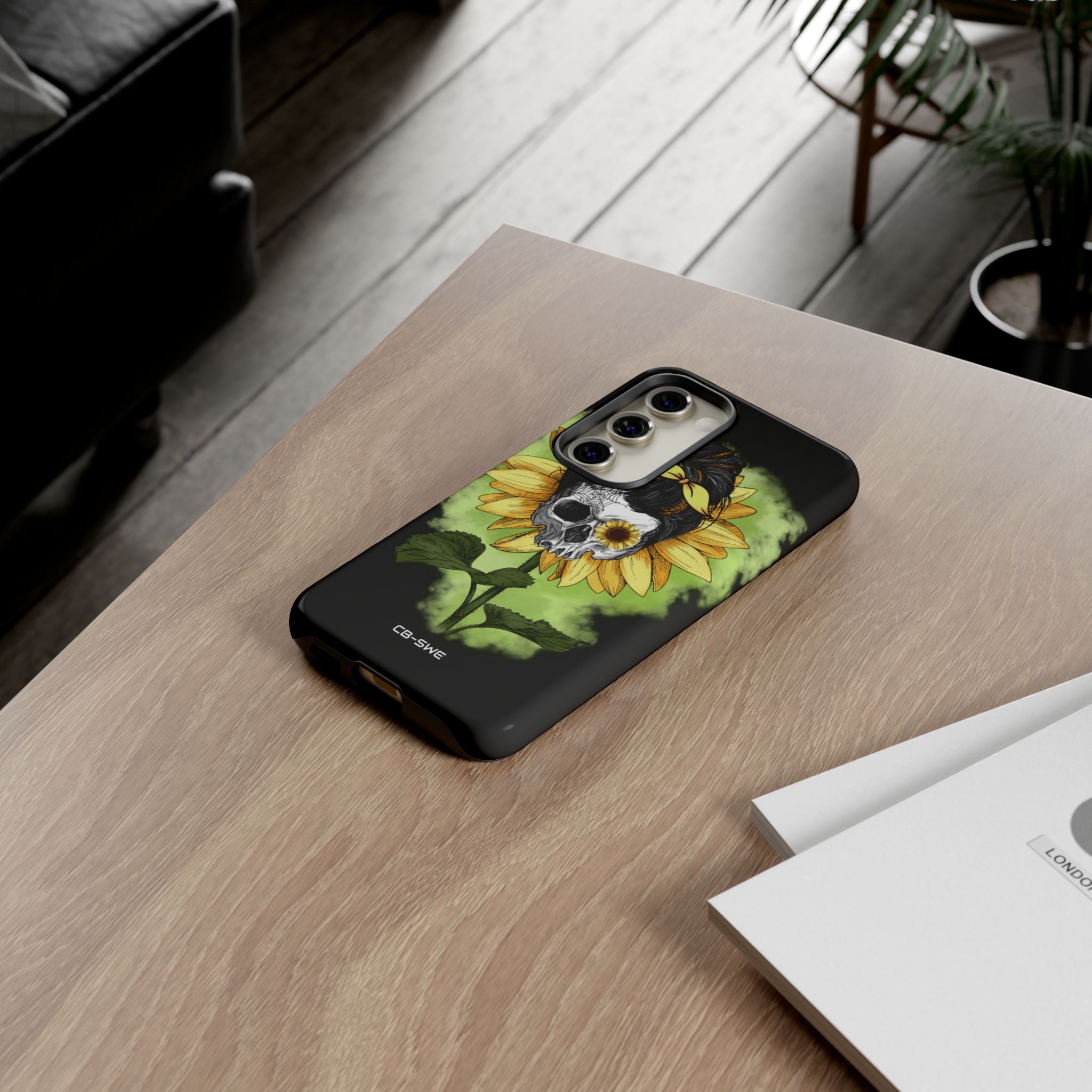 Sunflower Skull Fusion - Samsung Case