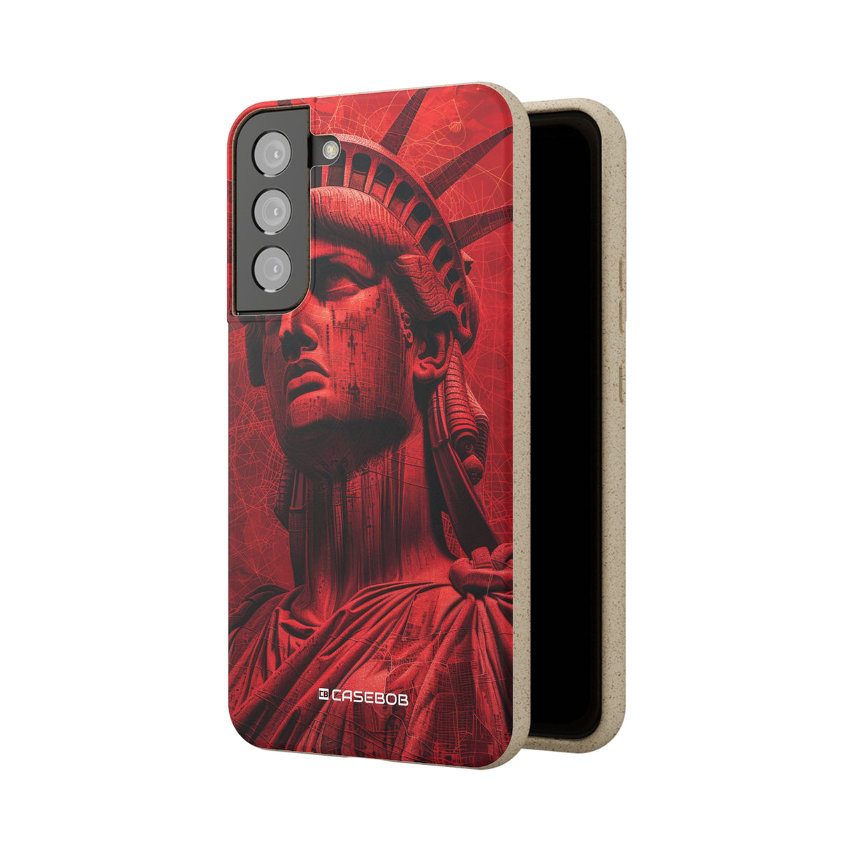 Red Liberty Revolution | Biodegradable Phone Case