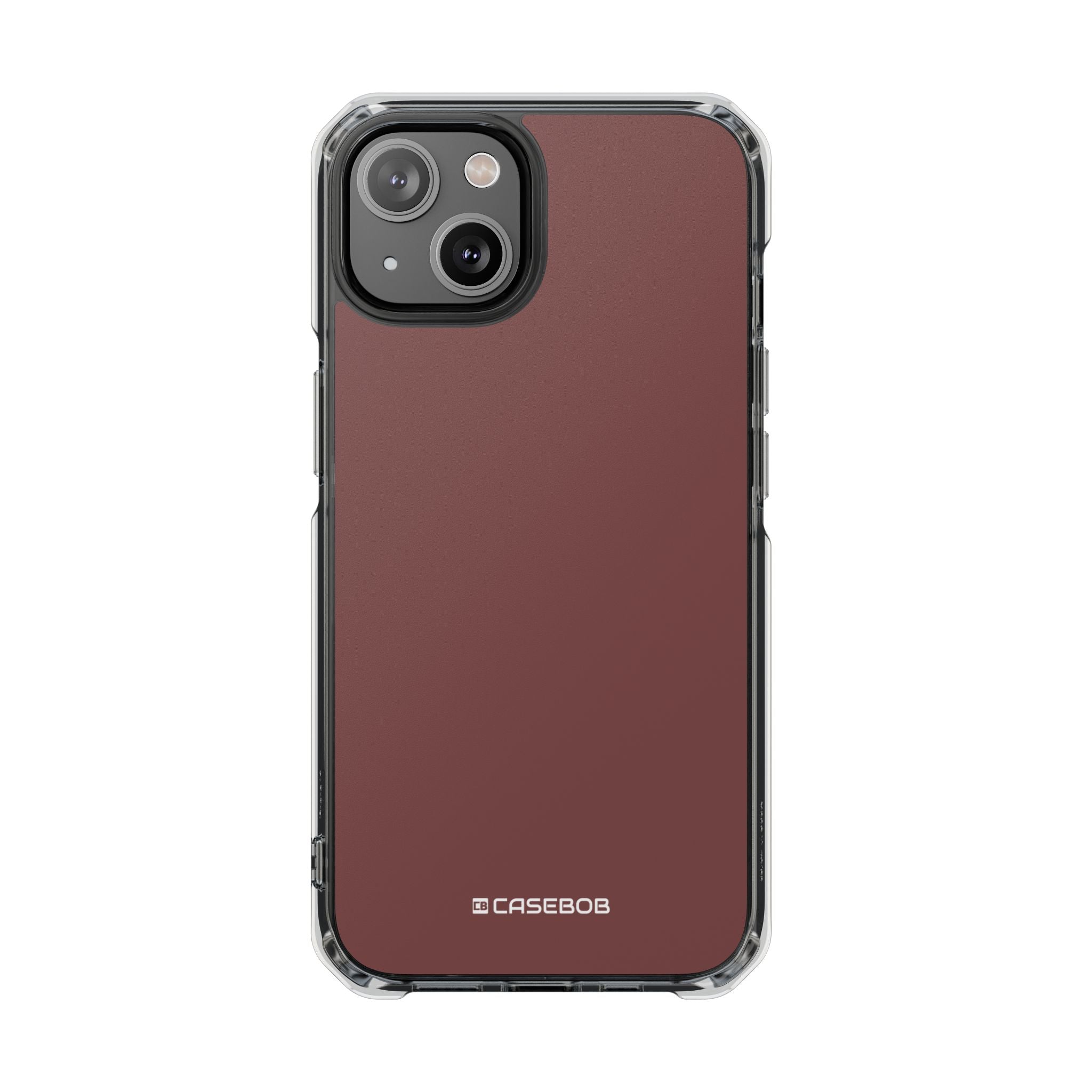 Tuscan Red - Clear Impact Case for iPhone