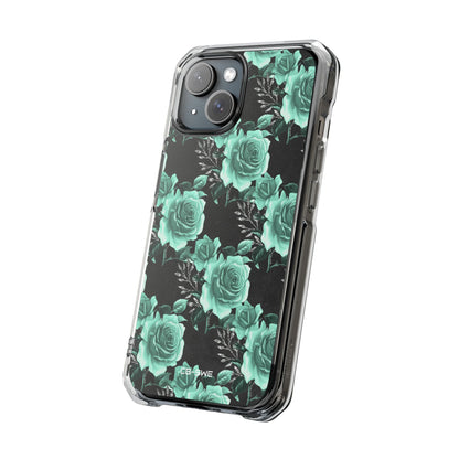 Turquoise Rose Symphony iPhone Case - Impact