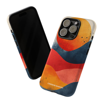 Sunburst Waves - Tough iPhone 15 Phone Case