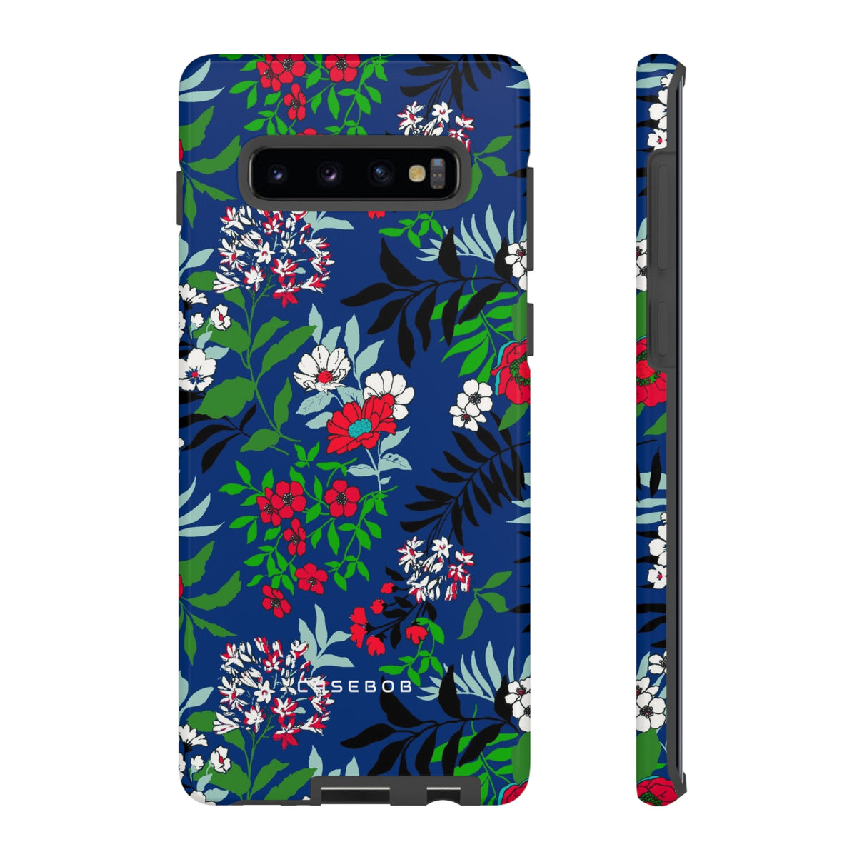 Blue Art Flowerfield - Protective Phone Case