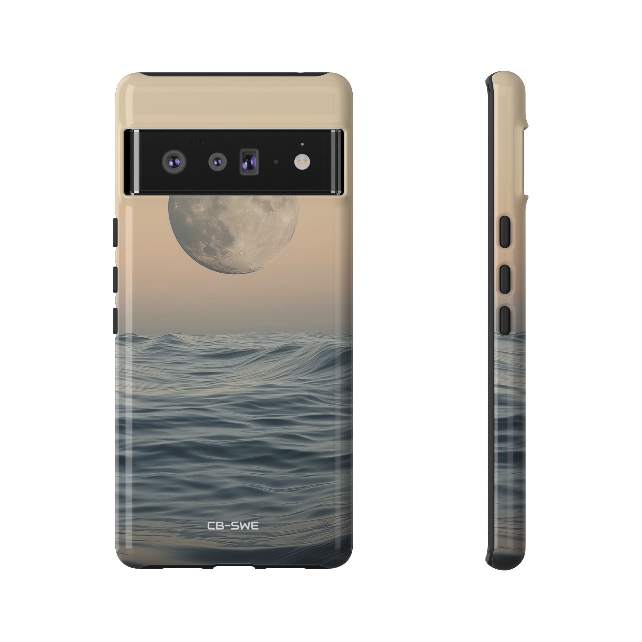 Moon Illuminates Waves - Google Pixel Case