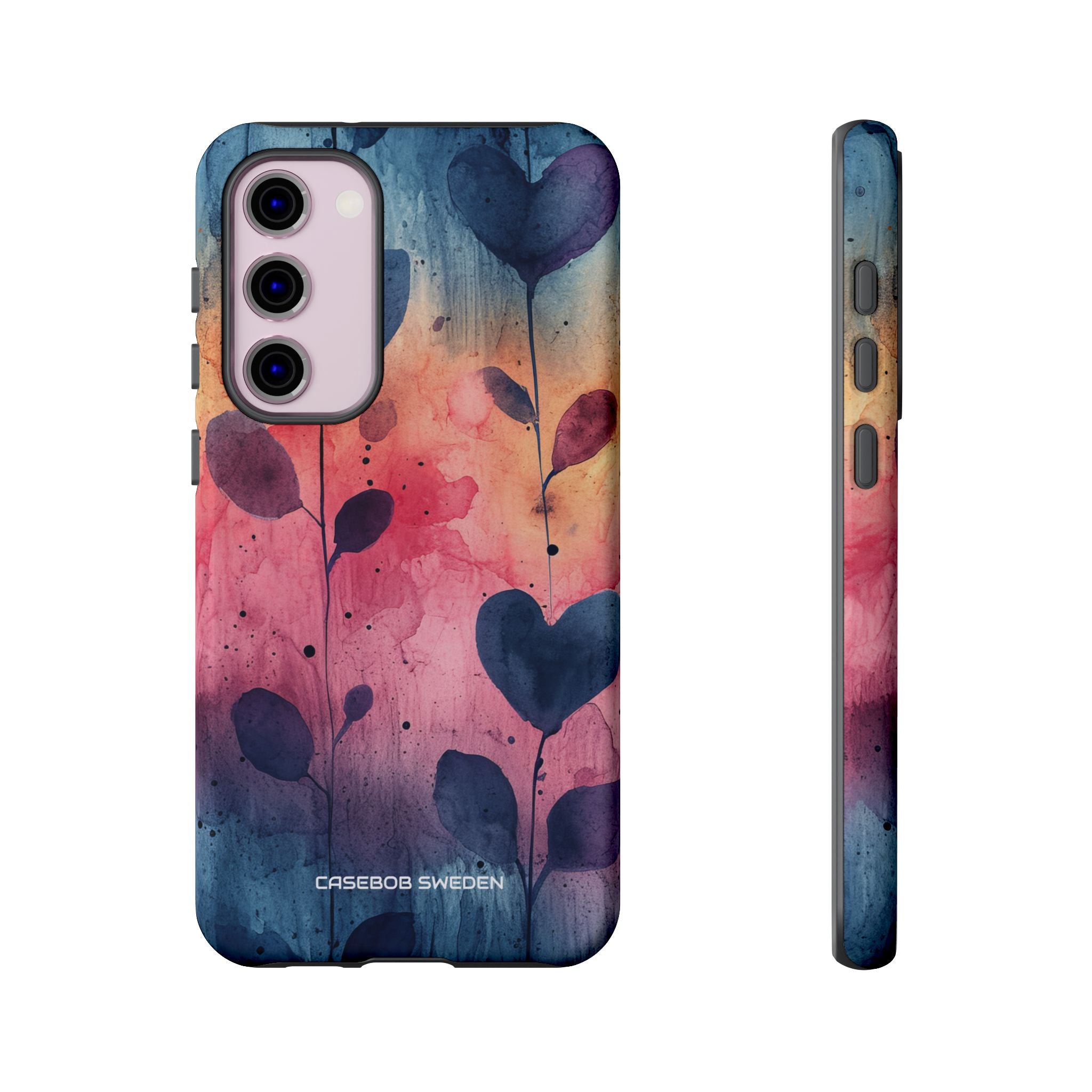 Watercolor Heart Art - Tough Samsung S23 Phone Case