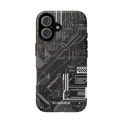 Circuitry Elegance: Futuristic Precision - for iPhone 16