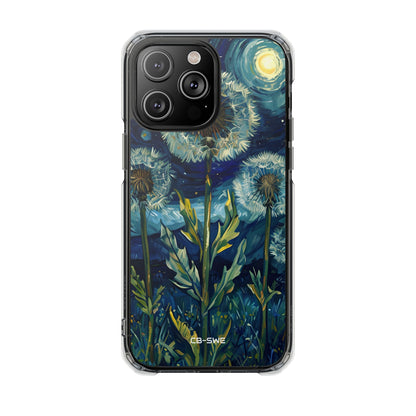 Dandelions Under Starlight iPhone Case - Impact