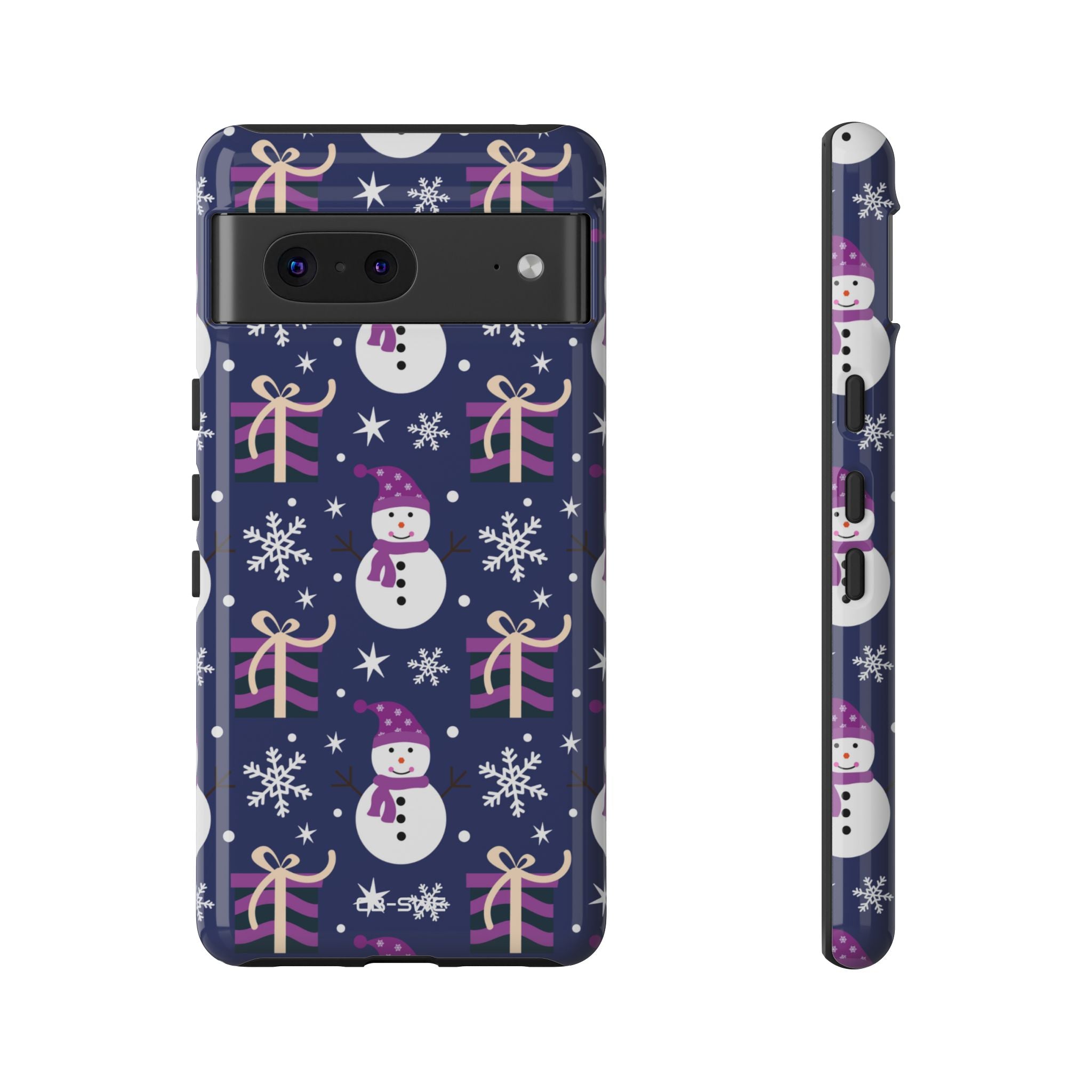Snowmen Celebrate Joy - Google Pixel Case