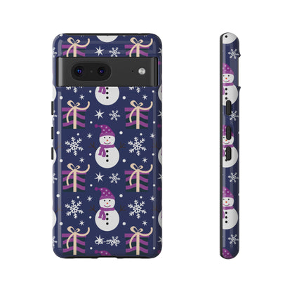 Snowmen Celebrate Joy - Google Pixel Case