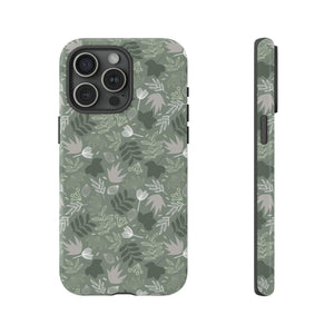 Jungle Green Leaf - Protective Phone Case