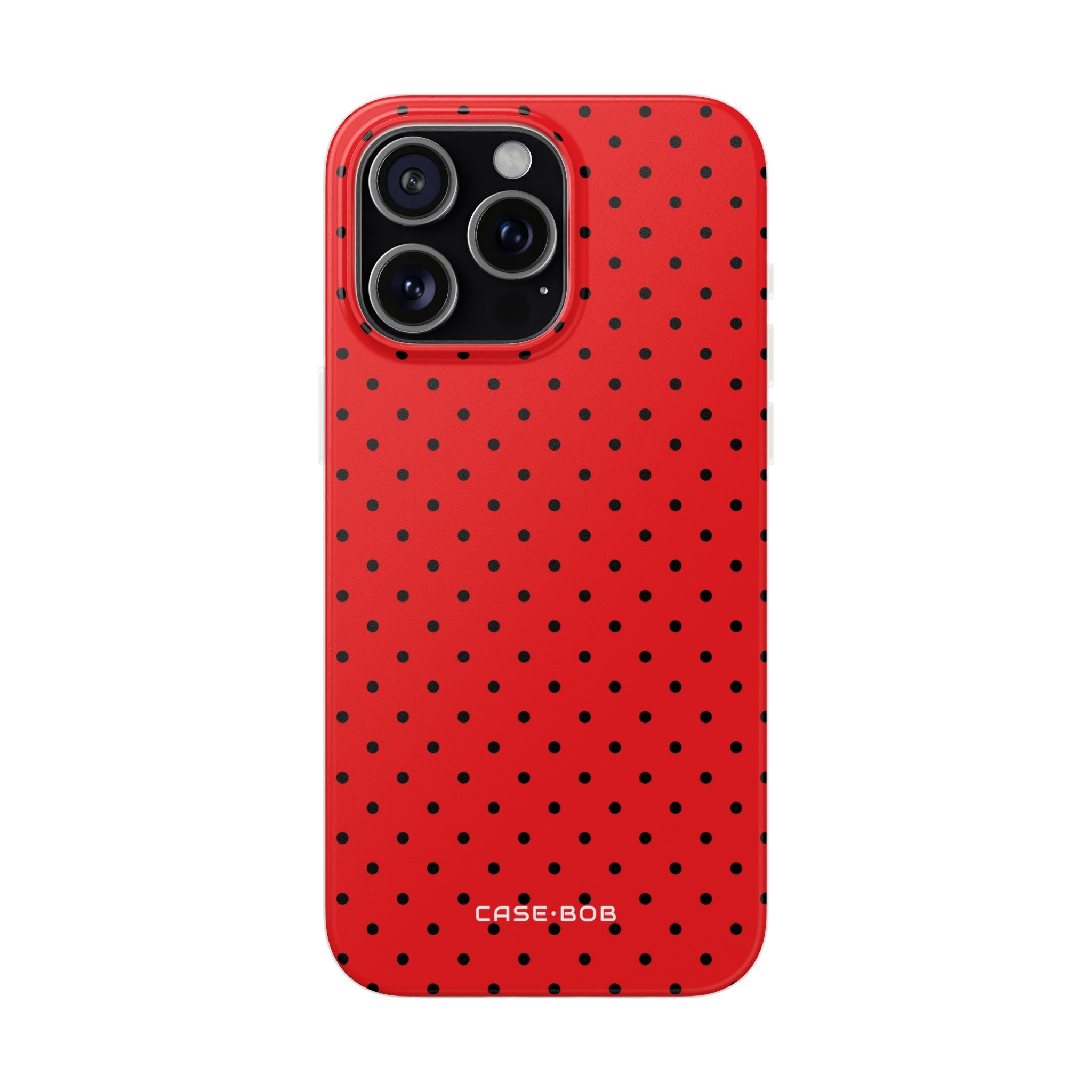 Crimson Dot Matrix iPhone 15 Pro Max Case - Soft
