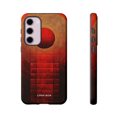 Crimson Orbit Samsung S23 Plus Case - Tough