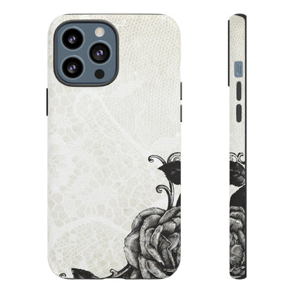 Rosett Gothic Flower - Protective Phone Case