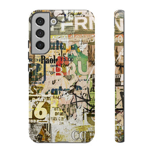 Grunge Vintage Poster - Protective Phone Case