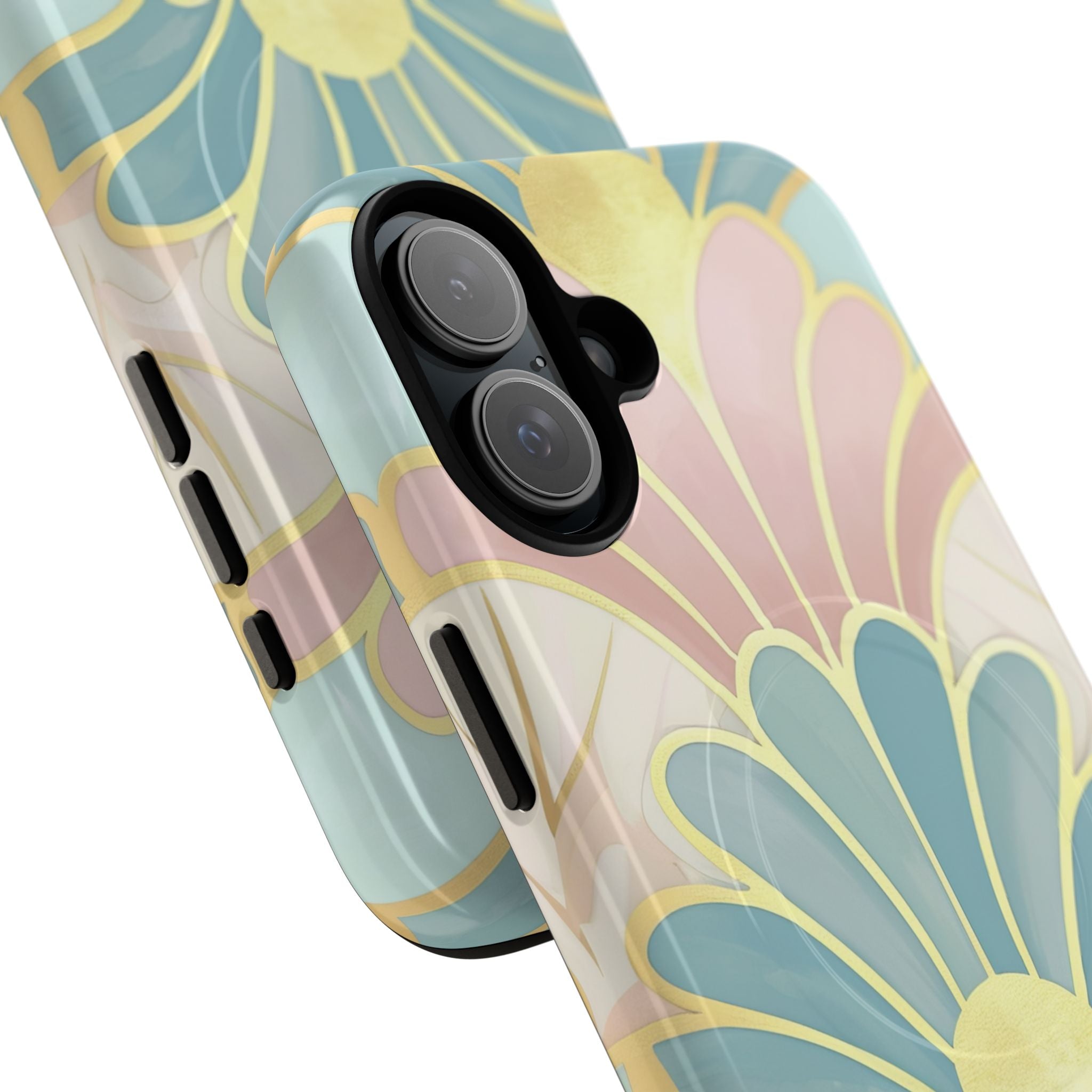 Pastel Deco Elegance - Tough + MagSafe® iPhone 16 Phone Case