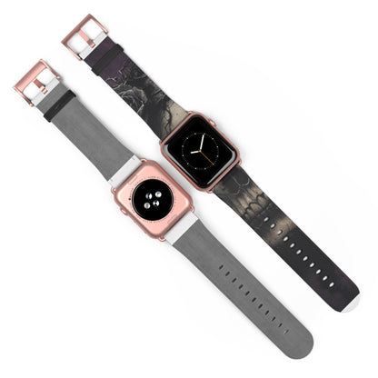 Winged Skull Rose - Watch Band
