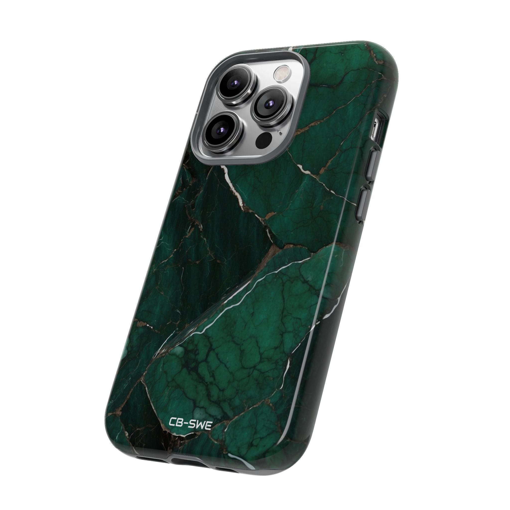 Emerald Veins Flow - iPhone Case