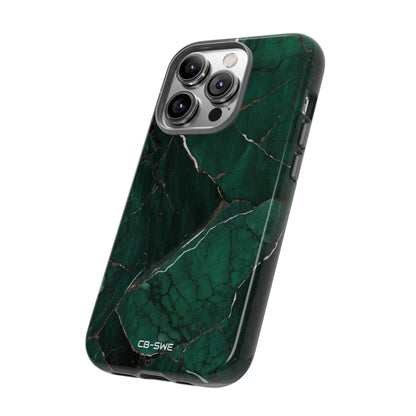 Emerald Veins Flow - iPhone Case