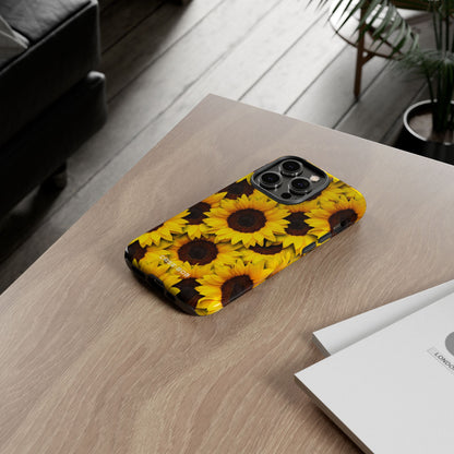 Sunflower Glow iPhone 14 Pro Case - Tough