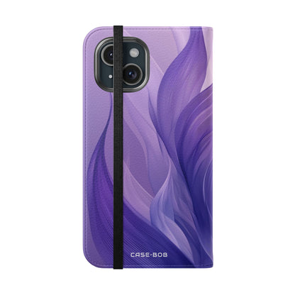 Purple Ribbons - iPhone 15 Case - Wallet