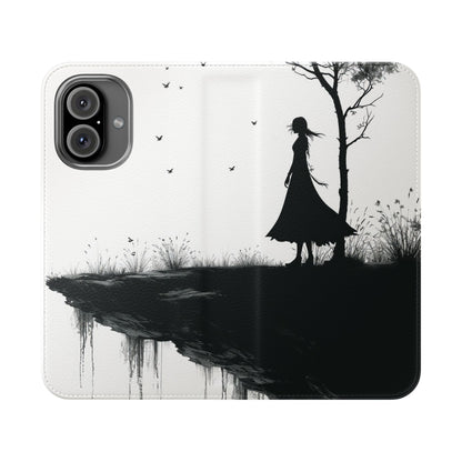 Cliff Silhouette - iPhone 16  Case - Wallet