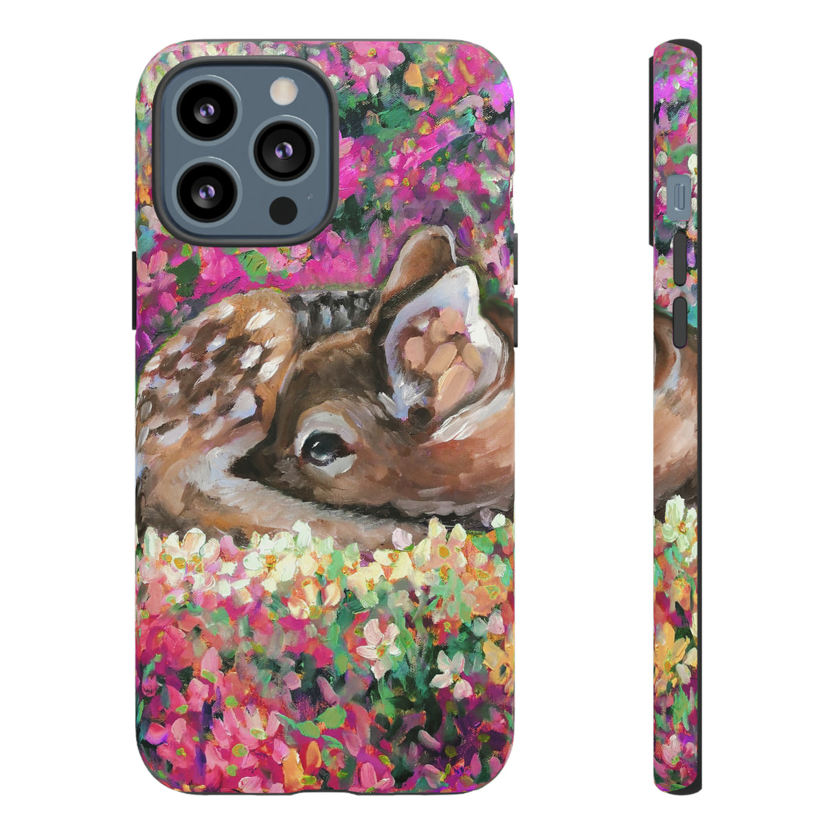 Oil painting - Young Deer - Protective Phone Case