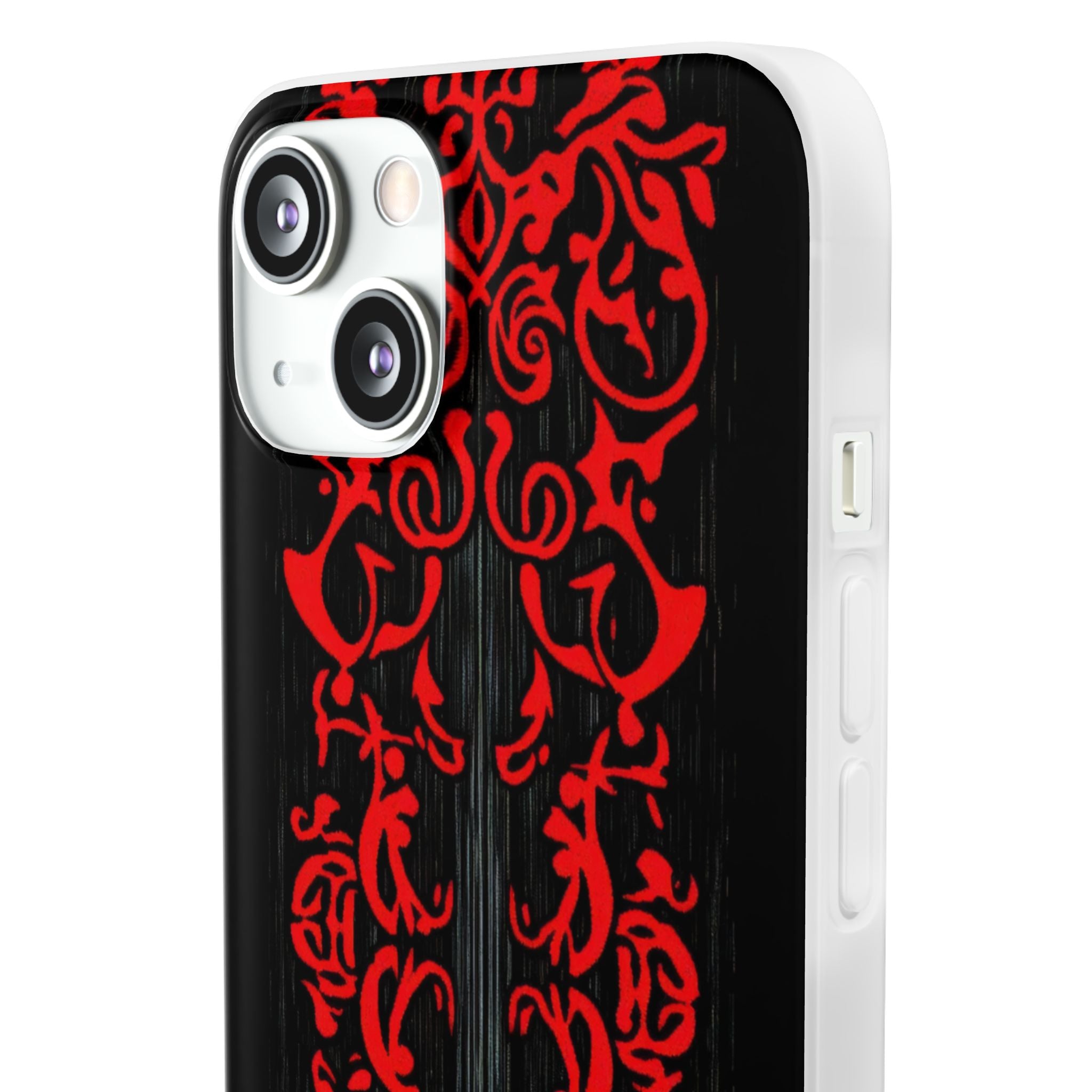 Gothic Crimson Symmetry iPhone 13 - Flexi Phone Case