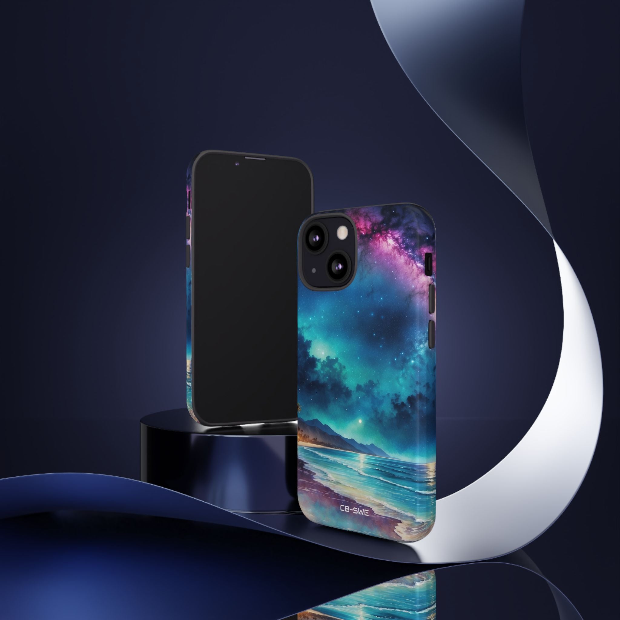 Waves Embrace Stars - iPhone Case