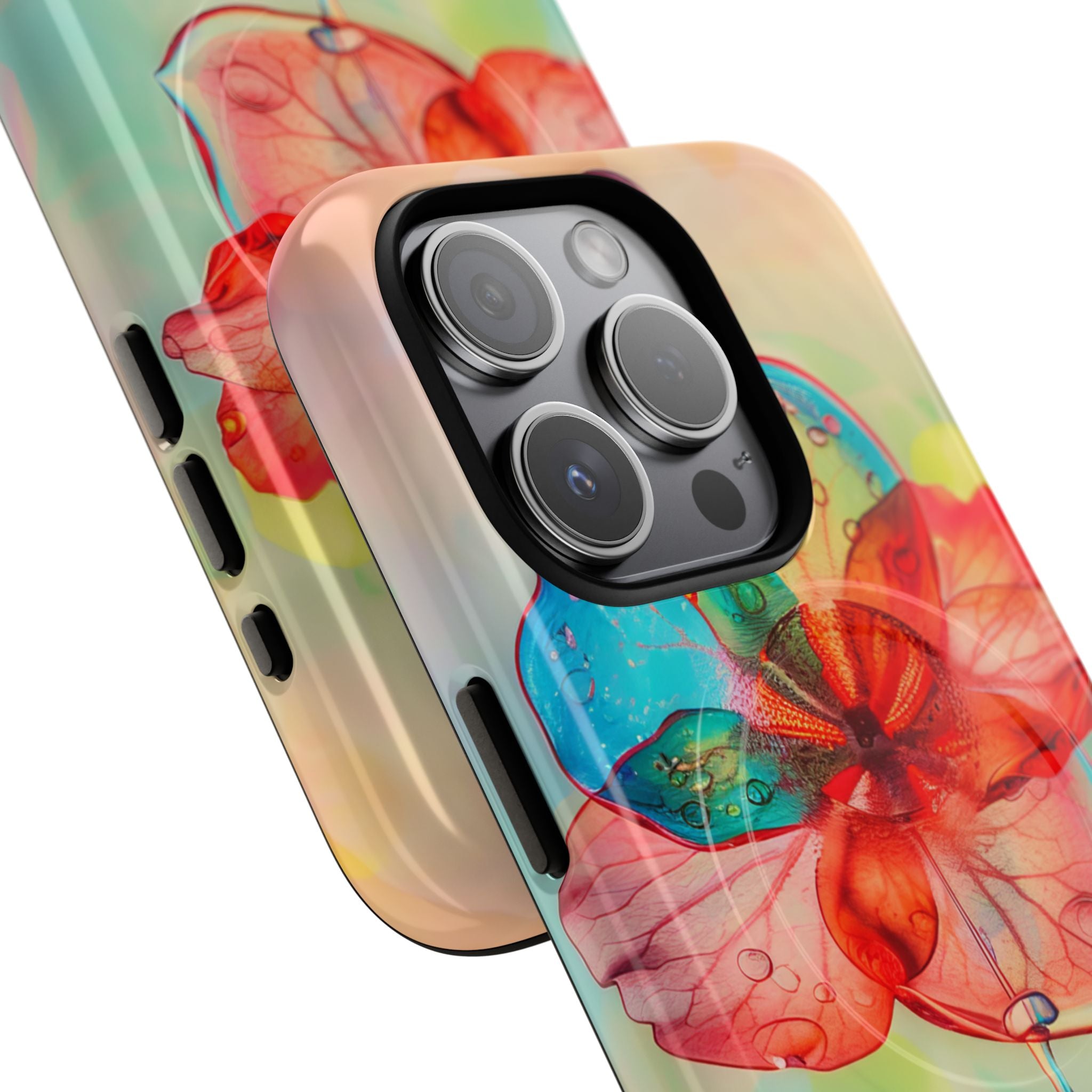 Ethereal Glass Flower iPhone 15 | Tough+ Phone Case